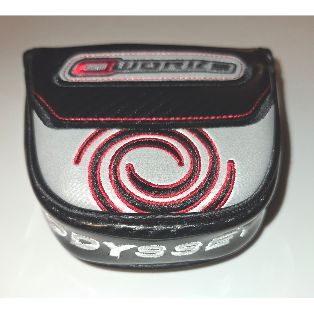 Odyssey O-Works Mallet Putter Headcover‎ - Black w/ Magnetic Closure